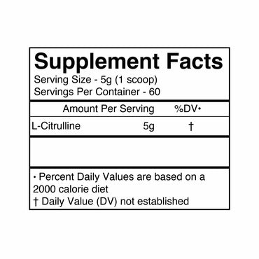 Black market L-Citrulline Raw