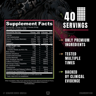 Ryse Godzilla Pre Workout