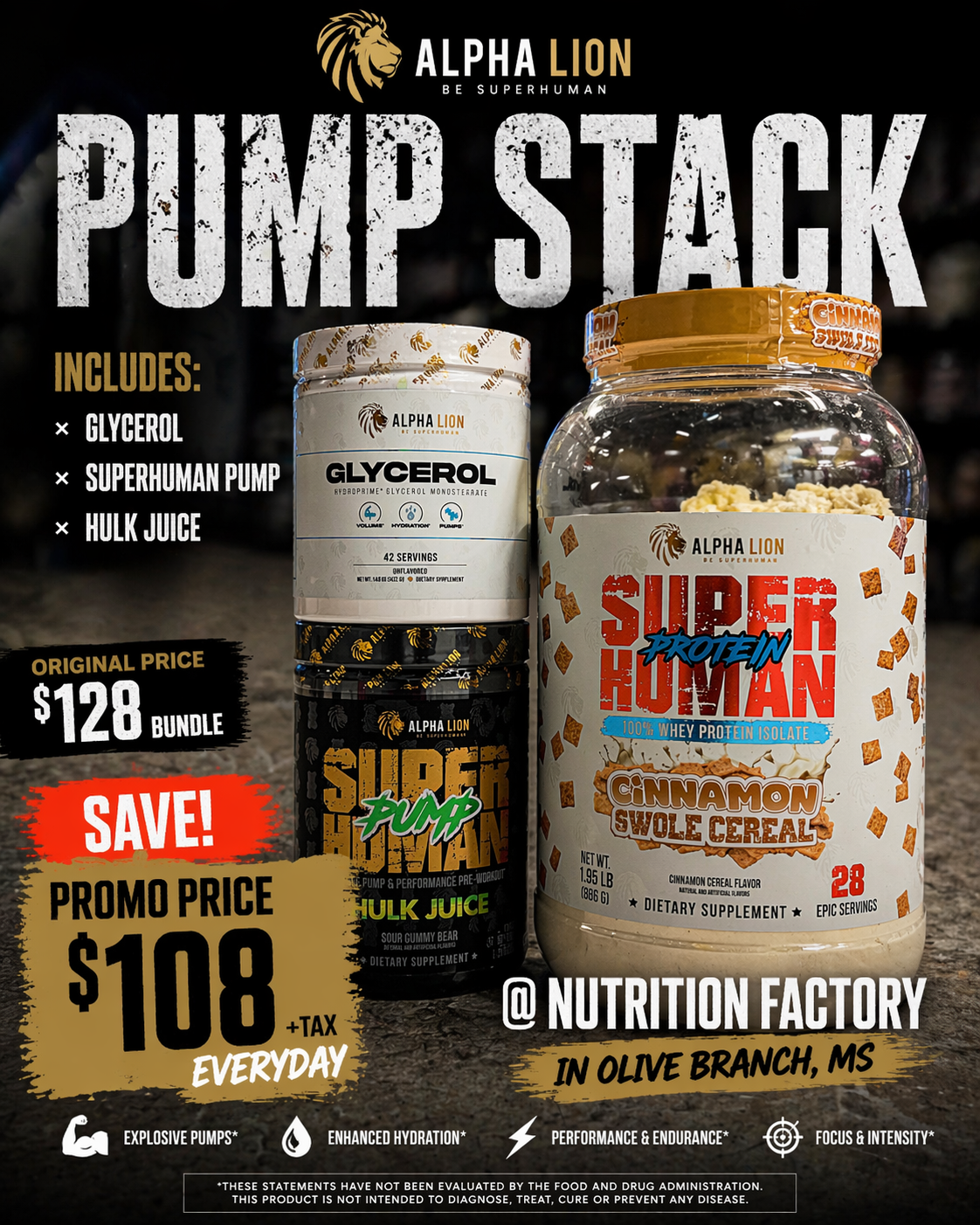 Alpha Lion - Pump Stack