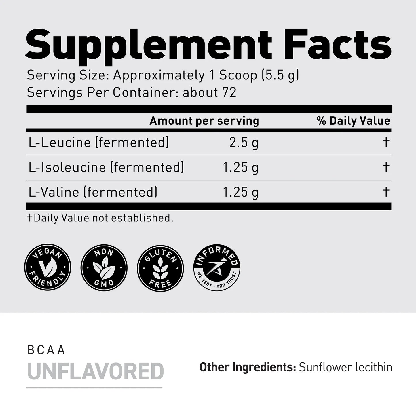 KG BCAA - Unflavored
