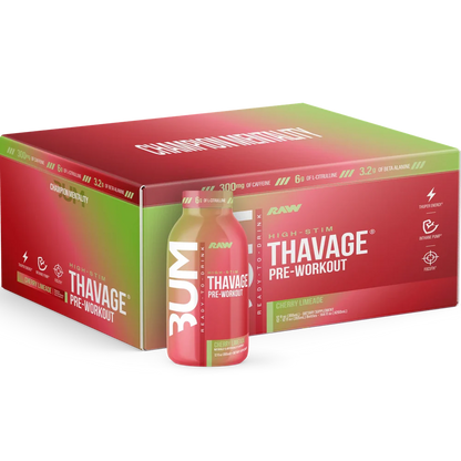 BUM Thavage Pre-Workout RTD (12 pack)
