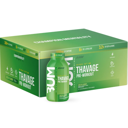 BUM Thavage Pre-Workout RTD (12 pack)