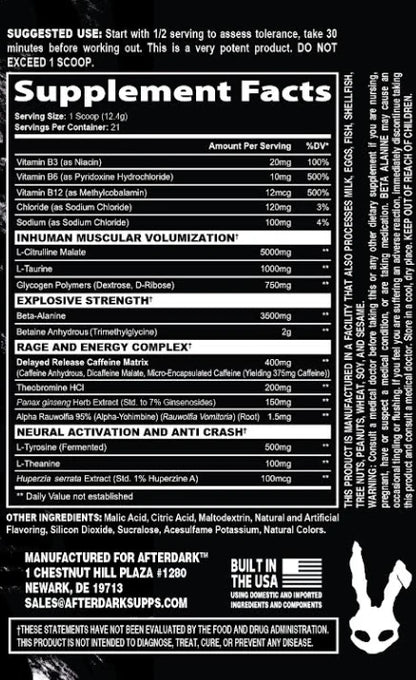 Inhuman Pre-Workout - Paradise Punch