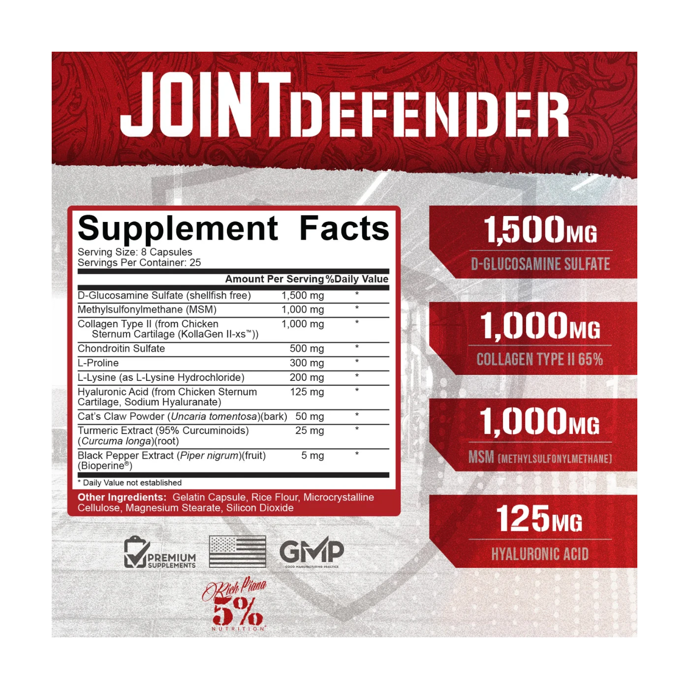 5% Joint Deffender