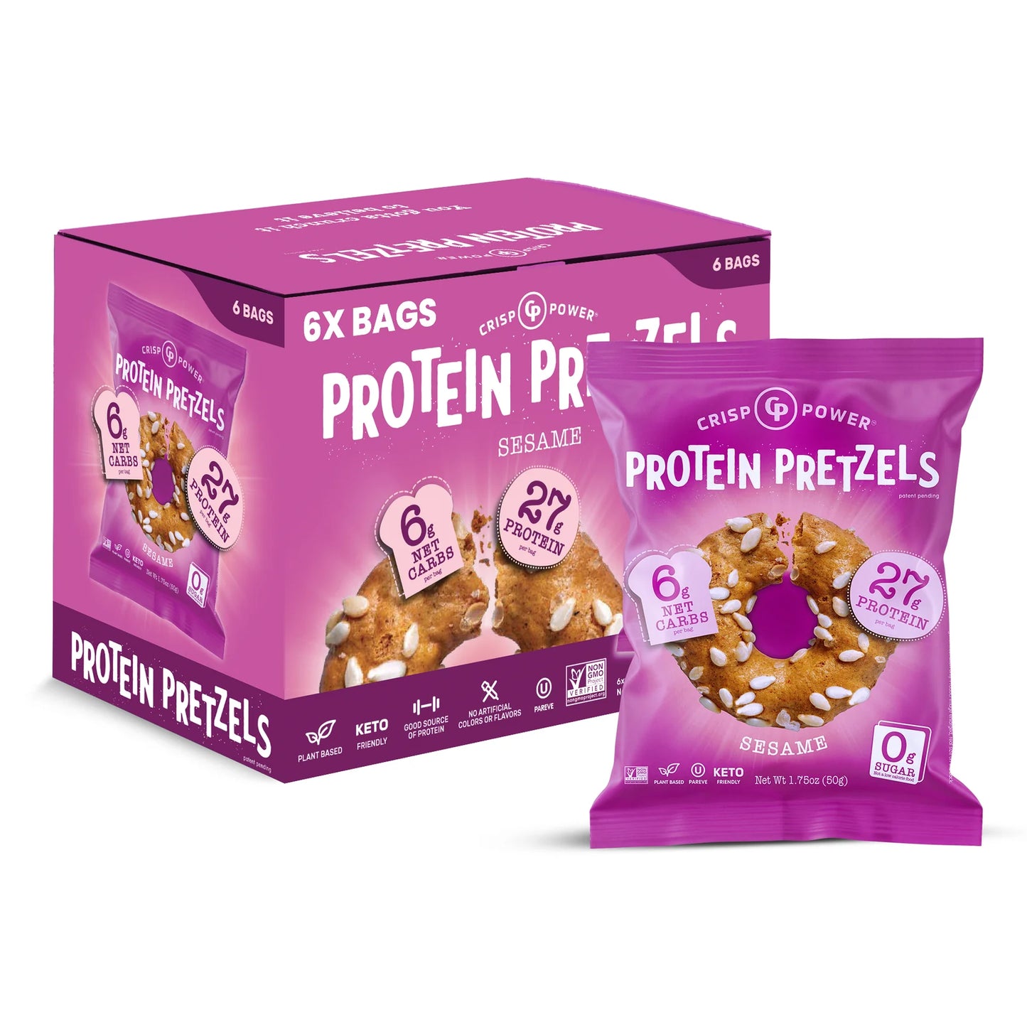 Crisp Power Pretzels (6 pack)
